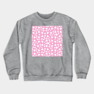 Light Pink Valentine's Checkers Crewneck Sweatshirt